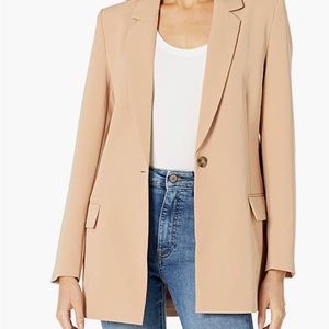 Tan long blazer
